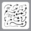 © Graphic Habib - Vintage Look Freehand Arrows Set