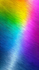 Poster - Experience the brilliance of reflective chrome with a captivating rainbow gradient