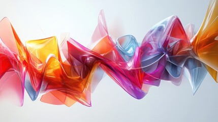Leinwandbilder - Vibrant abstract design featuring swirling colors blending seamlessly in a dynamic composition