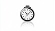© Rincon Studio - Simple Stopwatch Icon with Reflective Surface Time Management Tool Minimalist Design for Busi