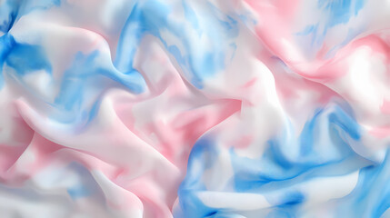 Wall Mural - dreamy fabric in pastel shades of pink and blue with a light and airy feel to the scene. nebular fab
