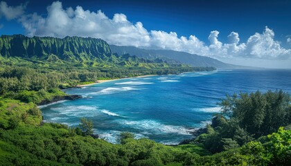 Poster - Clear turquoise water gently laps against rocky shoreline in a sunlit coastal area during midday