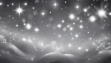 creative beautiful abstract stars sparkling glitter bokeh and lights background banner, graphic resource