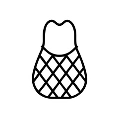 Poster - bag icon vector illustration