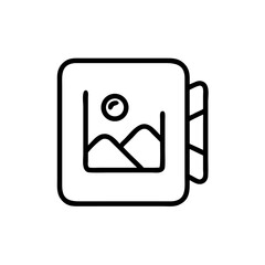 Poster - photo camera icon vector illustration