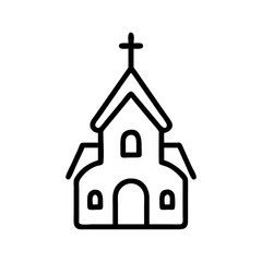 Poster - church icon vector illustration