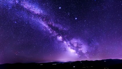purple space stars