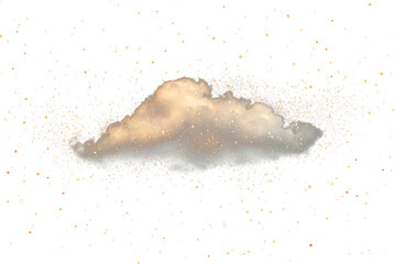 Wall Mural - png cloud sparkle light glitter background night space.