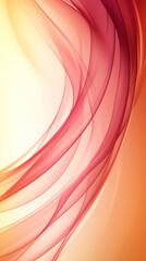 Poster - A red and yellow wave with a white background. The wave is very long and has a lot of detail