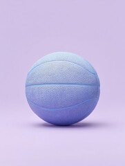 Poster - Minimalist Gradient Basketball Professional Tournament-Grade Sports Equipment with Textural Precision for High-Performance Athletic Branding and Competitive Marketing
