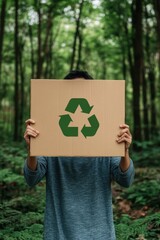 Poster - Zero-Waste Visionary Eco-Conscious Professional Embedding Circular Economy Principles Through Transformative Corporate Sustainability Campaign in Lush Forest Ecosystem