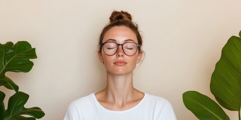 Aufkleber - Mindful Millennial Meditation Urban Workplace Wellness Aesthetic with Minimalist Neutrals, Biophilic Design and Stress Relief for Gen Z Professional Empowerment