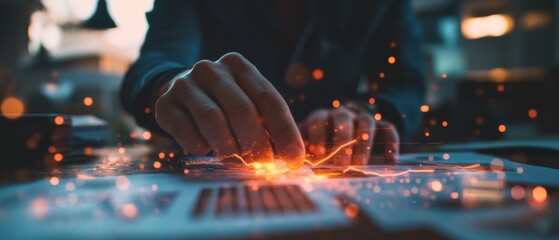 Fototapete - Quantum Digital Workflow Immersive Tech Innovation Unleashing Creative Sparks in Next-Gen Professional Performance Ecosystem