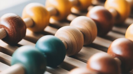 Poster - Tactile Design Evolution Neutral-Toned Wooden Spheres Showcasing Minimalist Ergonomics, Biomorphic Texture, and Sustainable Material Innovation in Contemporary Product Development