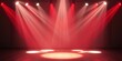 © Ahingska - Red Stage Lighting Spotlight Beams Concert Backdrop Event Background