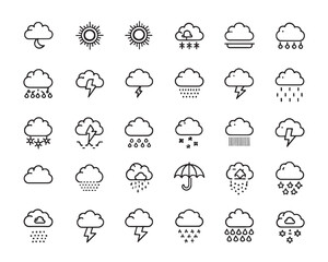 Poster - Abstract Cloud Burst Illustrations