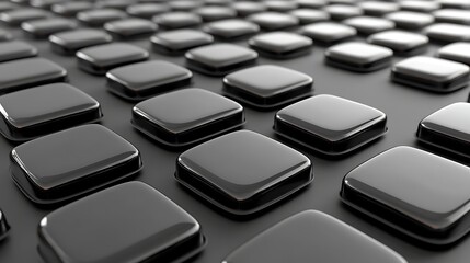 Abstract pattern of dark gray squares