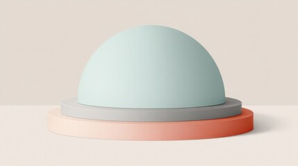 Poster - A beautiful blue egg perched on a stand symbolizing fragility and the concept of value in everyday objects