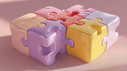 Poster - A single puzzle piece symbolizing the importance of individuality and connection in life's greater picture