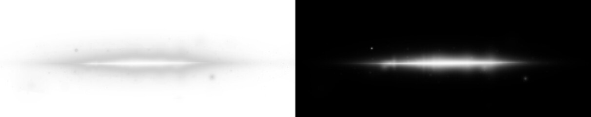 Aufkleber - PNG speed light trail background. Futuristic abstract motion with vortex lines, flash, blur, and colourful night streaks. Perfect for dynamic highway or traffic design concepts