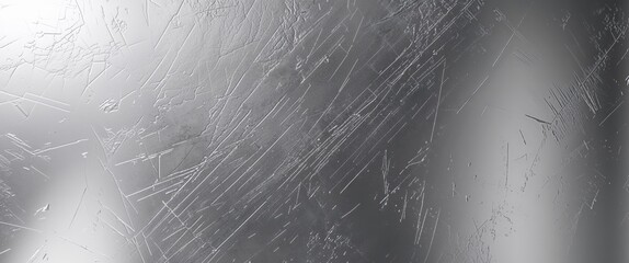 Fototapete - Abstract Metallic Texture with Scratches and Light Reflections for Industrial Design and Backgrounds