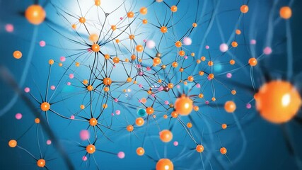 Poster - Abstract Network of Interconnected Nodes and Spheres