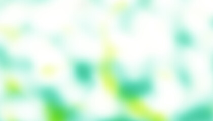 Poster - World environment day concept: green and blue abstract blur spots background with bokeh effect and transparency