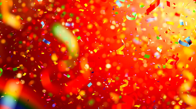 Celebration Confetti Abstract Background