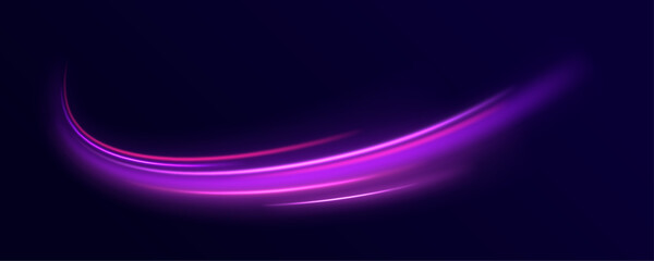 Wall Mural - speed connection vector background. dynamic and vibrant abstract art with smooth lines in pink, purp