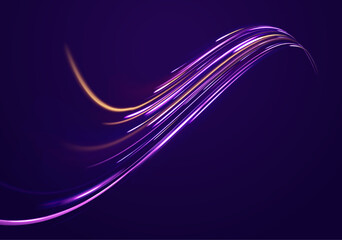 Fototapete - Shining round frames and light circles create magical energy effects. Light tunnels and glowing spirals add depth and motion to the design.