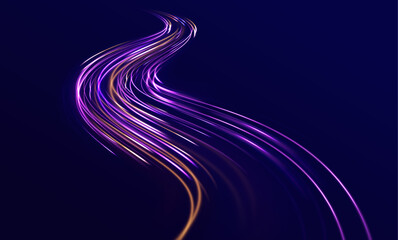 Wall Mural - speed connection vector background. vector swirl trail effect. abstract vector fire circles, sparkli