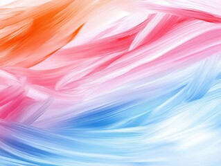 Poster - An abstract swirl of vibrant colors in shades of pink, orange, and blue.