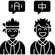 © Amir - Language Icon Vector Element
