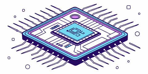 Poster - Microchip Technology Exploring the intricacies of advanced semiconductor design and innovation in computing.