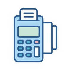 Aufkleber - POS Machine Icon Representing Payment Terminal