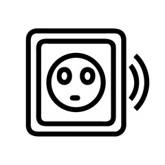 Poster - Power Socket Icon Representing Energy Access Point