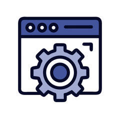 Poster - Settings Gear Icon Representing Platform Configuration