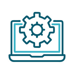Poster - Settings Gear Icon Representing Platform Configuration