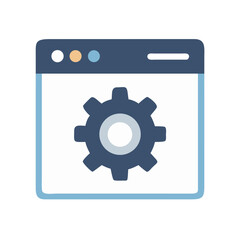 Poster - Settings Gear Icon Representing Platform Configuration