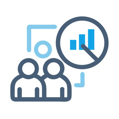 Poster - User Analysis Icon Representing Audience Insights