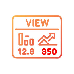 Poster - View Count and Subscription Icon Representing Channel Engagement