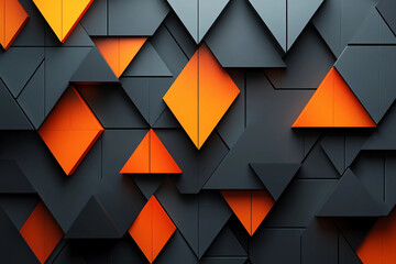 Poster - Image with elements and textures generative AI