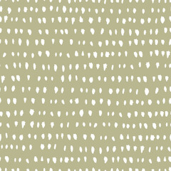 Wall Mural - Artistic seamless blob dash stripes pattern. Vector background