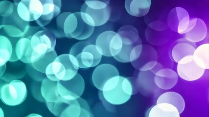 Poster - Abstract bokeh background with vibrant colors.