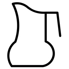 Poster - Jug Pitcher Drink Line Icon