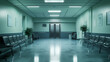 © Aziko - hospital waiting room, corridor, hallway, creepy and dark