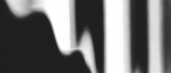 Aufkleber - Modern Vector Background with Abstract Pixel Gradient Overlay and Dot Pattern in Black and White. Geometric Texture Art with Halftone Effects and Graphic Design Elements