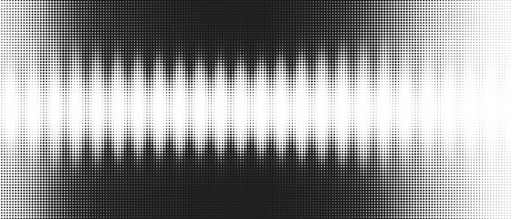 Poster - Creative Vector Background with Halftone Glass Texture and Lined Gradient Pattern. Abstract Dot Design for Graphic Artistic Poster or Decorative Screen Print