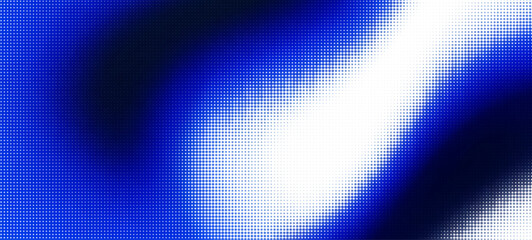 Poster - Abstract Vector Art with Blue and Yellow Gradient on Geometric Background Featuring Halftone Patterns for Modern and Professional Visual Presentations.