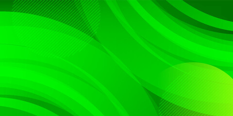 Poster - abstract green curve background. art and illustration